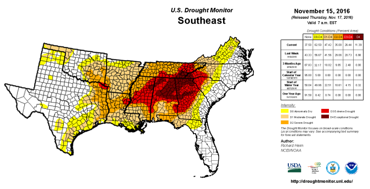 southeast-drought-map-nov-15-2016